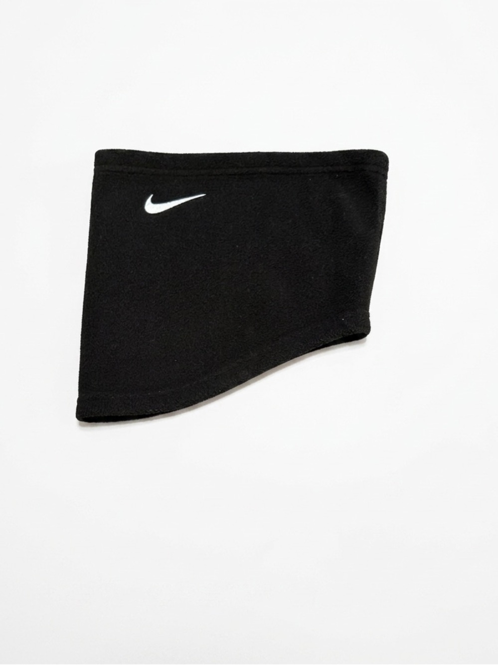 Nike Black Neck Gaiter with White Swoosh